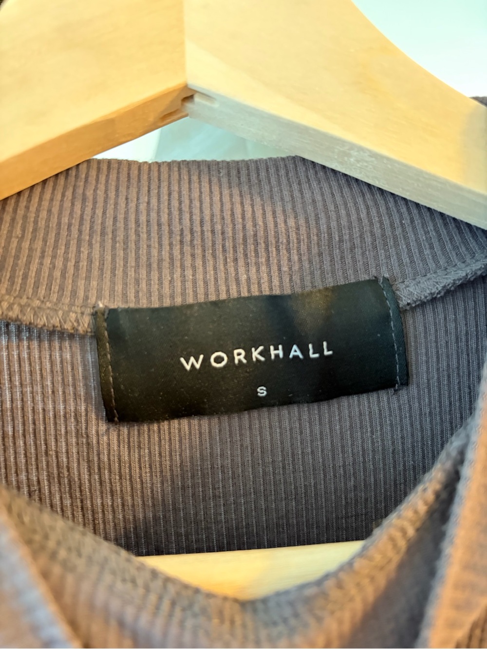 Mock-Neck Ribbed Dress (Workhall) - Picture 2 of 2